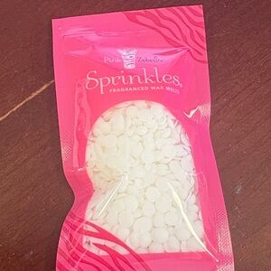 Sample Pink Zebra Sprinkles Wax Melts in Pink and White